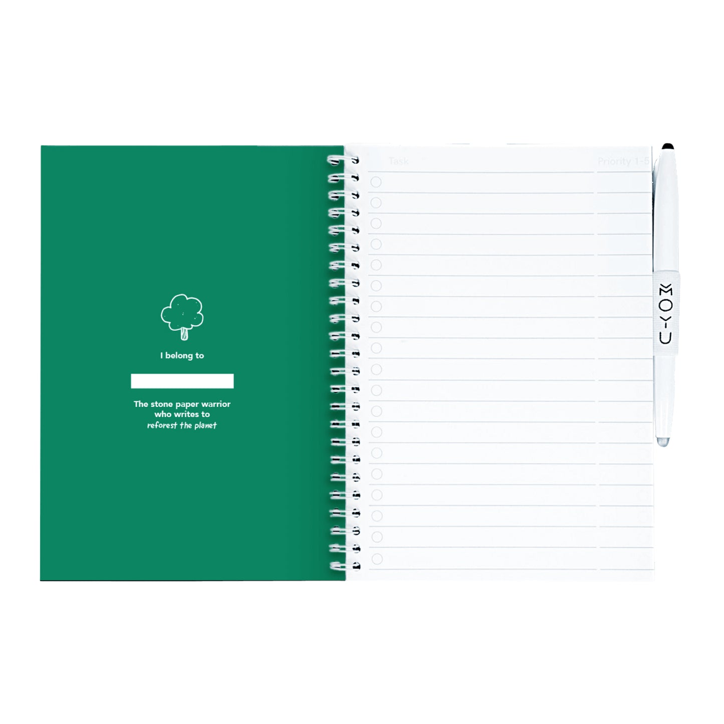 MOYU A5 Hardcover Notitieblok Forest Green - 3