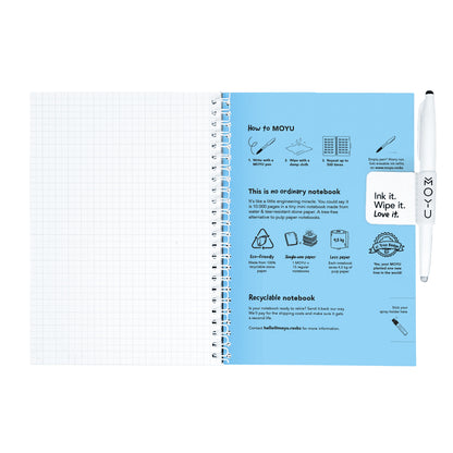MOYU A5 Hardcover Notitieblok Sky Blue - 4