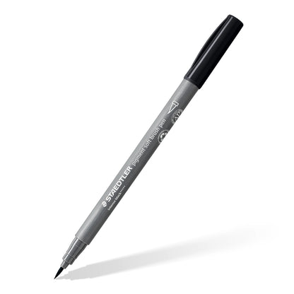 STAEDTLER pigment soft brush pen 6 kleuren, 97% gerecycled plastic - 2