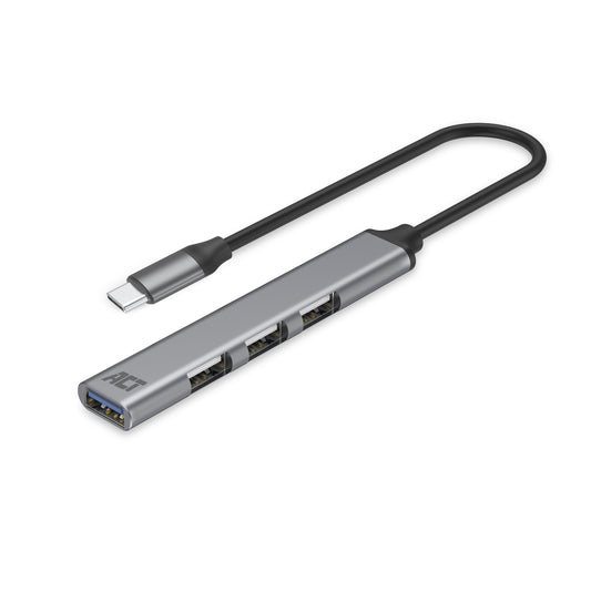 USB-C hub met 3 USB-A 2.0 en 1 USB-A 3.2 Gen1 poort