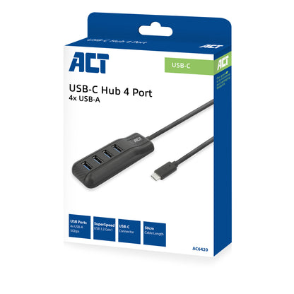 USB-C Hub 4-poorts USB-A met HDMI, Ethernet en Power Delivery - 7