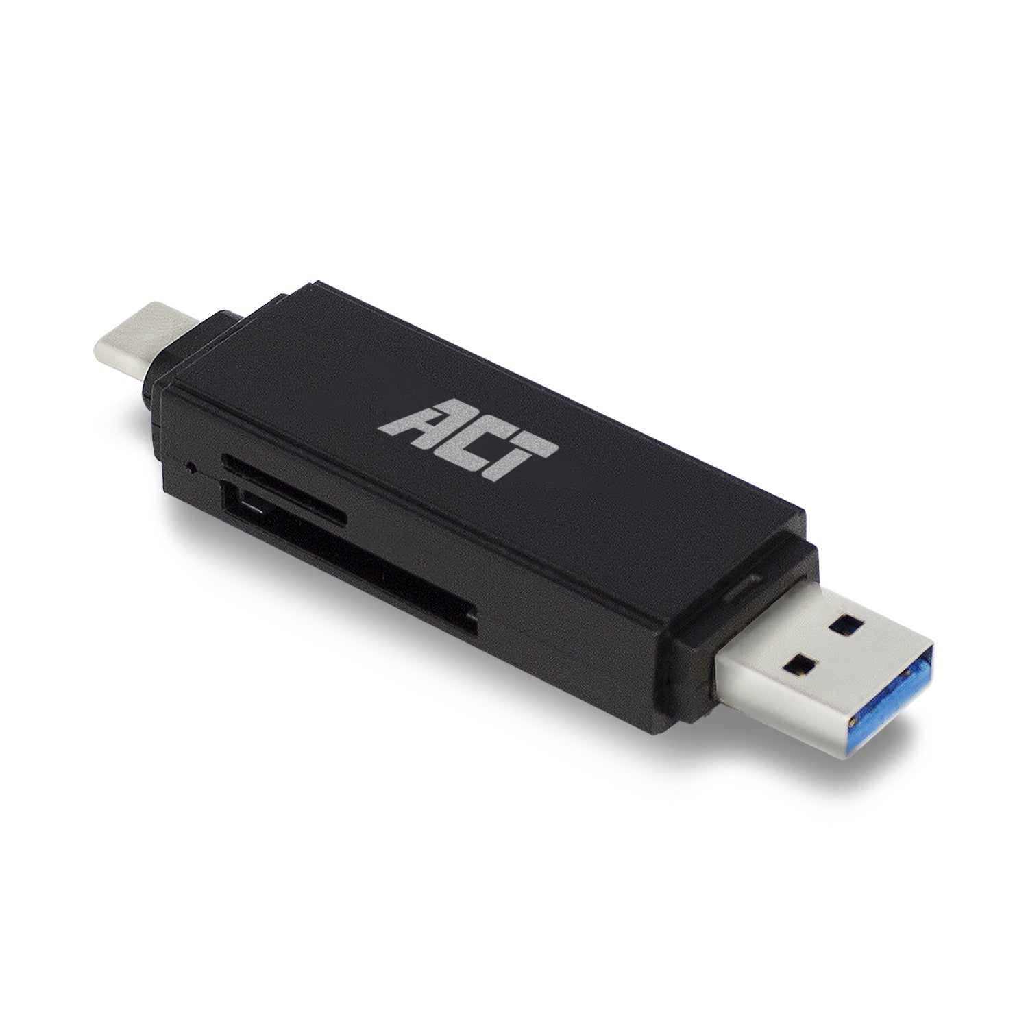 USB-C/USB-A 3.0 Kaartlezer met SD en Micro SD ondersteuning