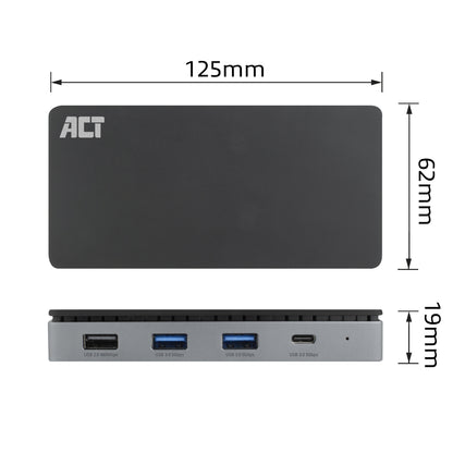 USB-C Docking Station met 2 HDMI, Gigabit Ethernet en USB-C PD - 7