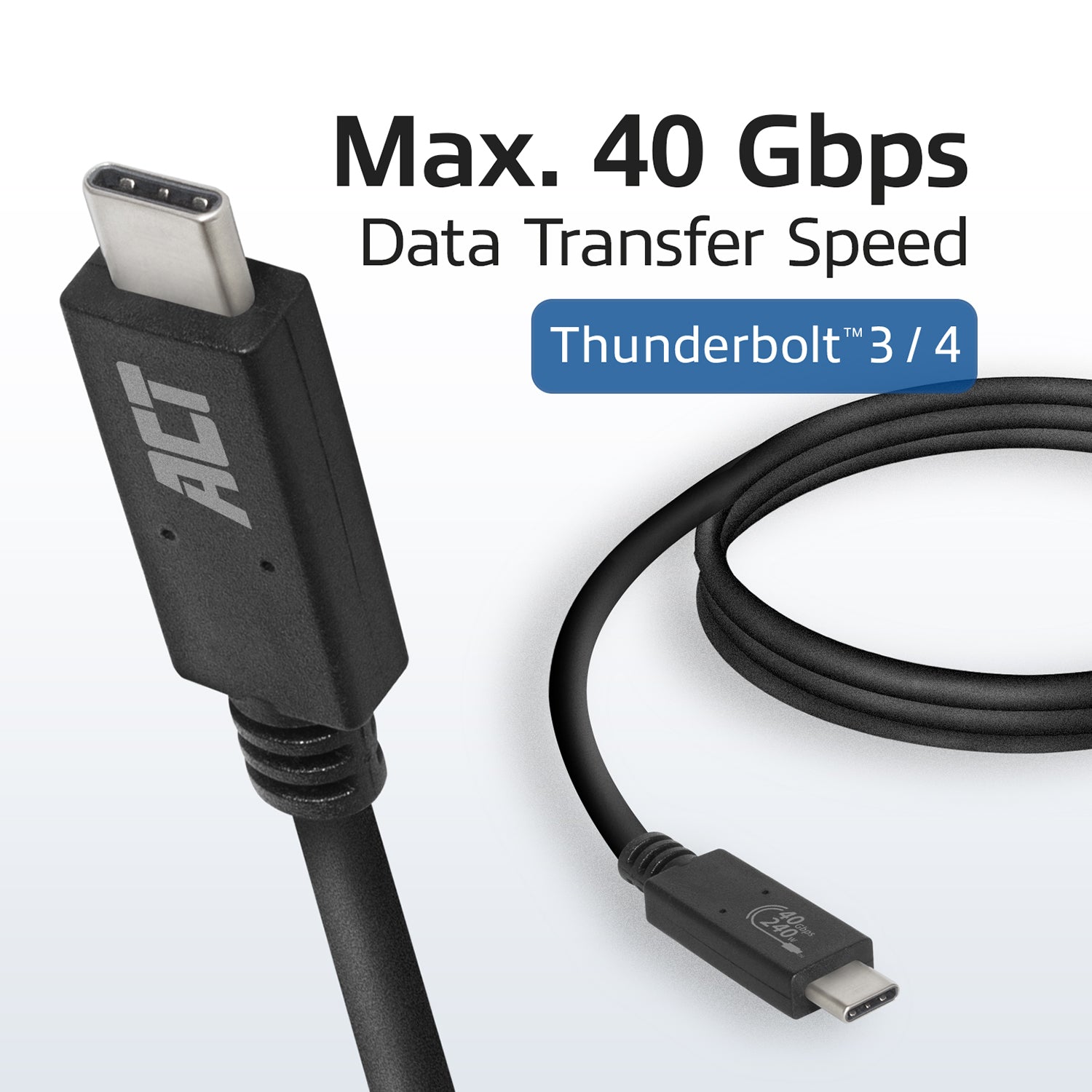 USB4® 40Gbps Kabel USB-C met Thunderbolt™4 en Power Delivery - 5