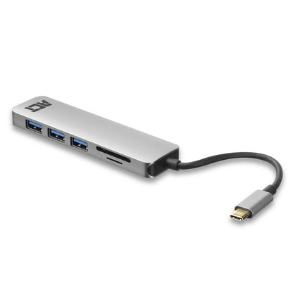 USB-C Hub 3.0 met 3 USB-A Poorten en Micro SD/SD Kaartlezer - 8