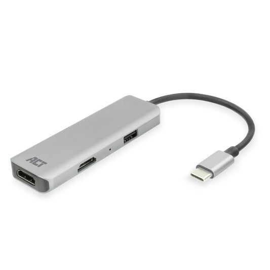 USB-C naar HDMI dual monitor adapter met MST ondersteuning
