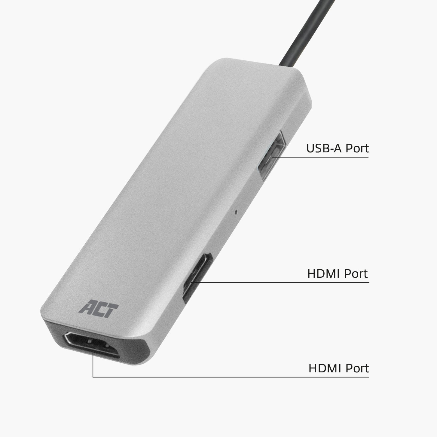 USB-C naar HDMI dual monitor adapter met MST ondersteuning - 3