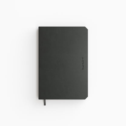 Notitieboek de KEMPEN Ashblack 110x160 linnenlook 160 pagina's