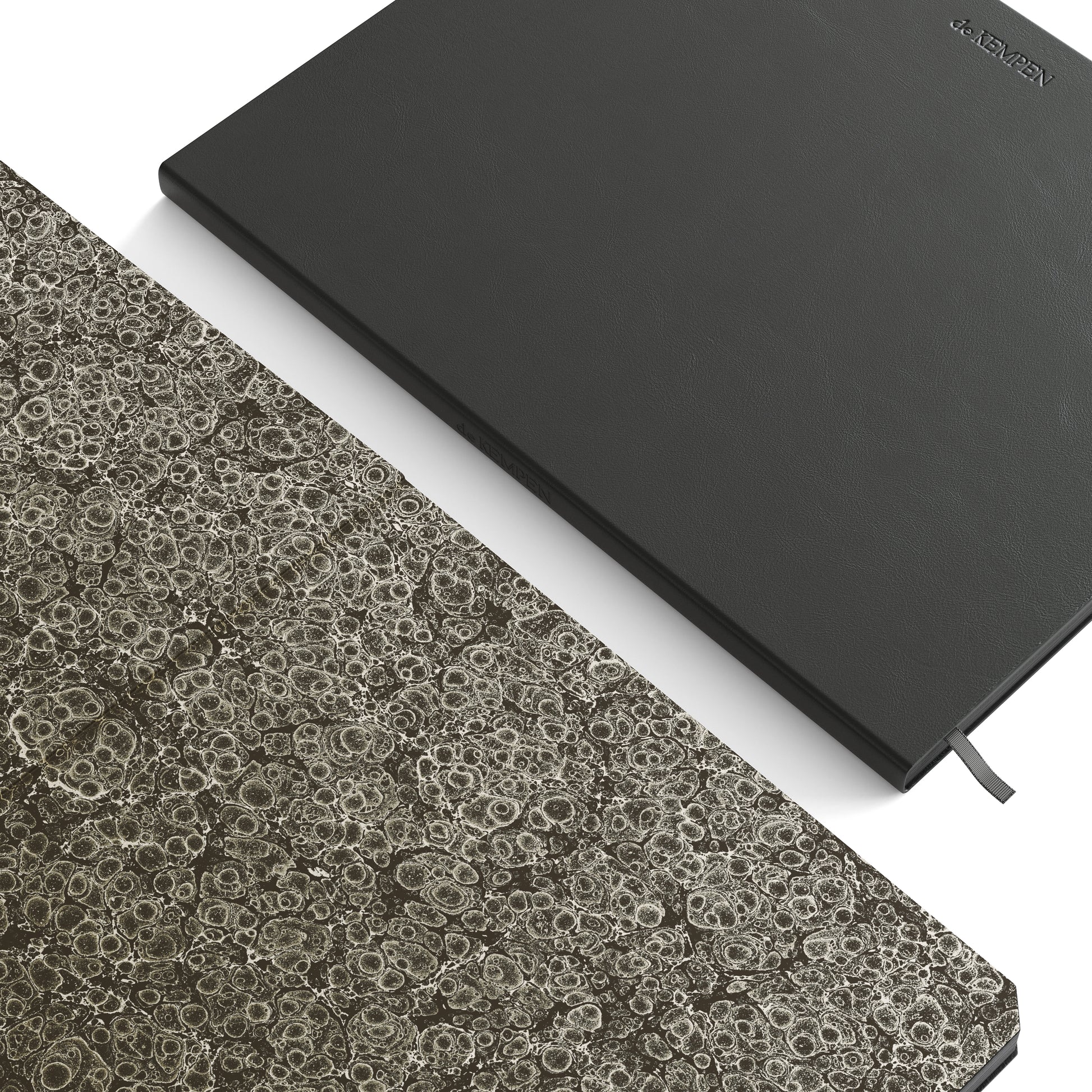 Notitieboek de KEMPEN Ashblack 110x160 linnenlook 160 pagina's - 2