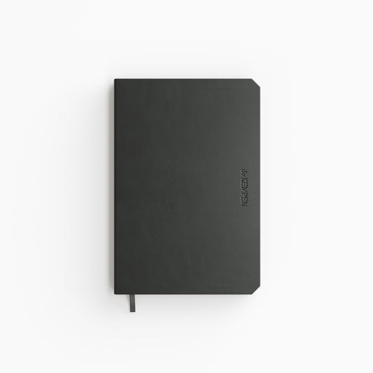 Notitieboek de KEMPEN Ashblack 110x160 liniaal 160 pagina's zwart