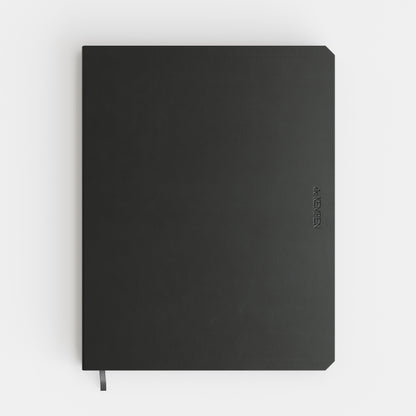 Notitieboek De Kempen Ashblack 17x22 cm Liniaal 192 Pagina's