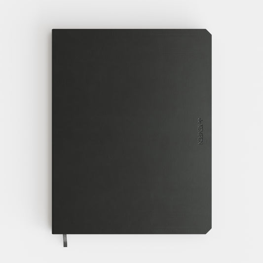 Notitieboek KEMPEN Ashblack A5 171x220 mm, 192 pagina's, zwart