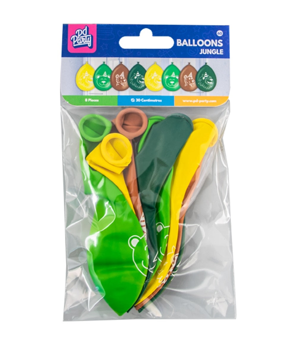 Jungle Cartoon Ballonnen voor feestdecoratie - 2