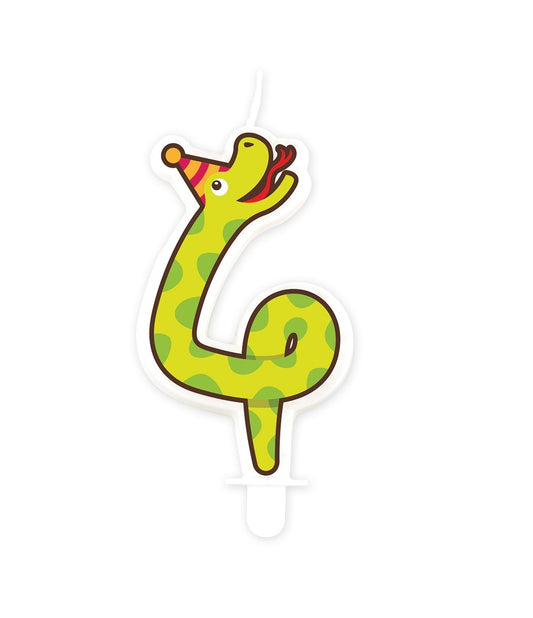 Jungle Snake Kaarsjes voor Verjaardagsdecoratie