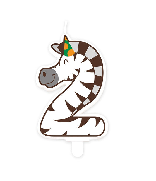 Jungle theekaarsjes met zebra design