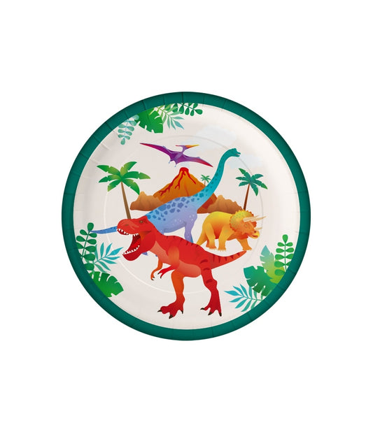 Dino thema feestbordjes voor op tafel