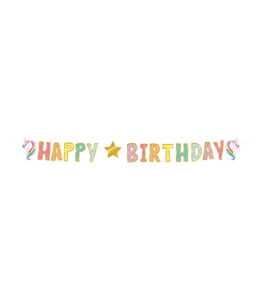 Unicorn Letterslinger voor Jungle Feest