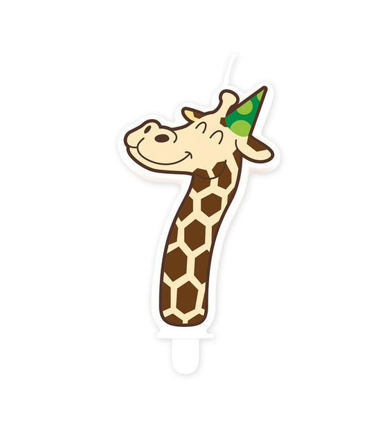 Jungle Giraffe Kaarsjes voor Verjaardagsfeest