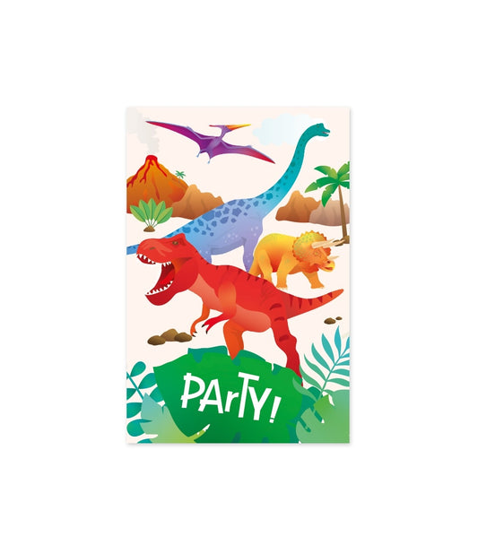 Dino Uitnodigingskaarten voor Feestjes