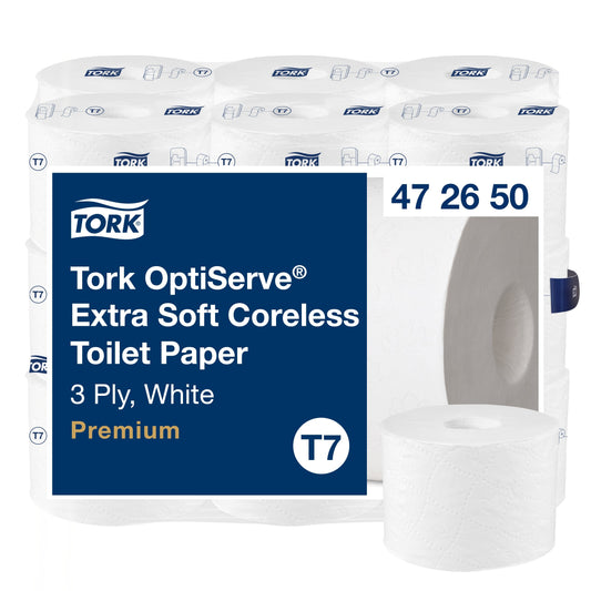 Toiletpapier Tork OptiServe® 3-laags wit, 63 meter, 18 rollen