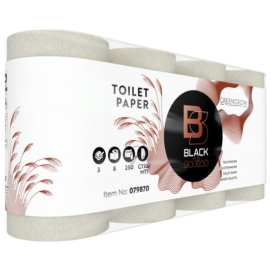 BlackSatino GreenGrow CT10 3-laags Milieuvriendelijk Toiletpapier