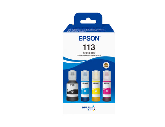 Epson 113 EcoTank Navulinkt Zwart + 3 Kleuren