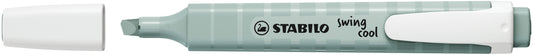Stabilo Swing Cool Markeerstift Aardegroen, 2 lijndiktes