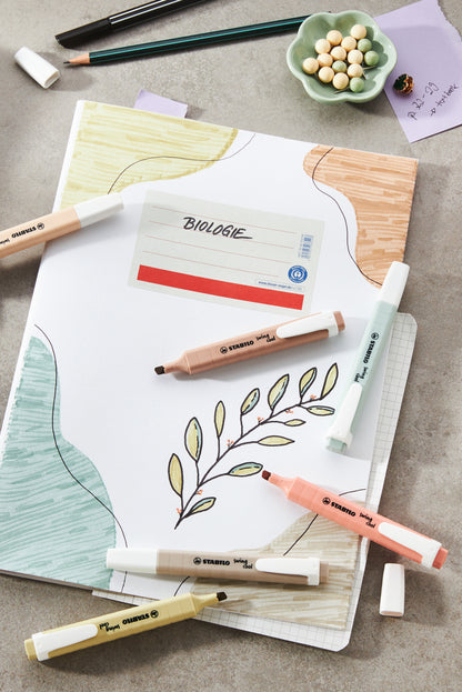 Stabilo Swing Cool Markeerstift Aardegroen, 2 lijndiktes - 6