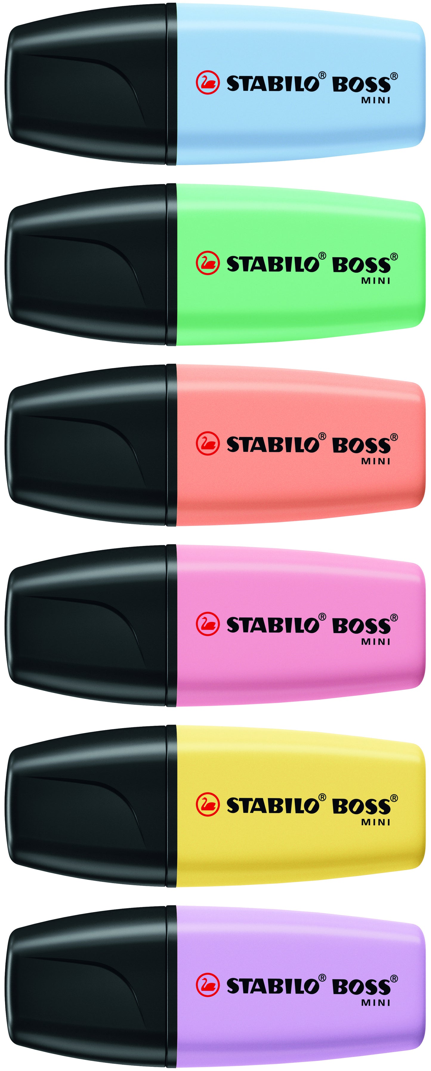 Stabilo BOSS Mini Pastel Markeerstiften 6 Stuks - 3