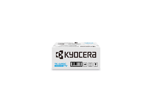 Gereconditioneerde Blauw Kyocera TK-5490C Toner voor 2400 Pagina’s