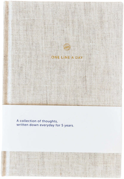 Dagboek One Line a Day Linen 5-jarige dagboek