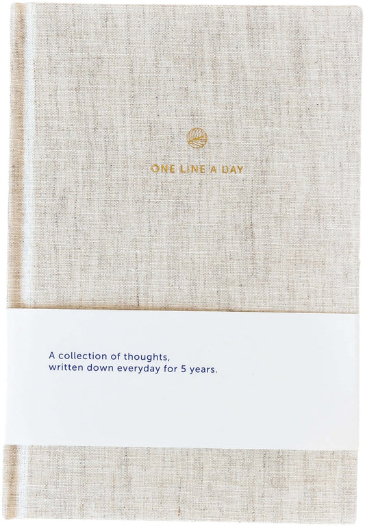 Dagboek One Line a Day Linen 5-jarige dagboek