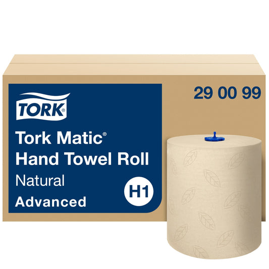 Handdoekrol Tork H1 Advanced 2-laags 150m naturel 6 rollen
