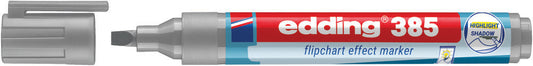 Edding 385 Flipover Marker Penseel Zilvergrijs, Cap-off Technologie