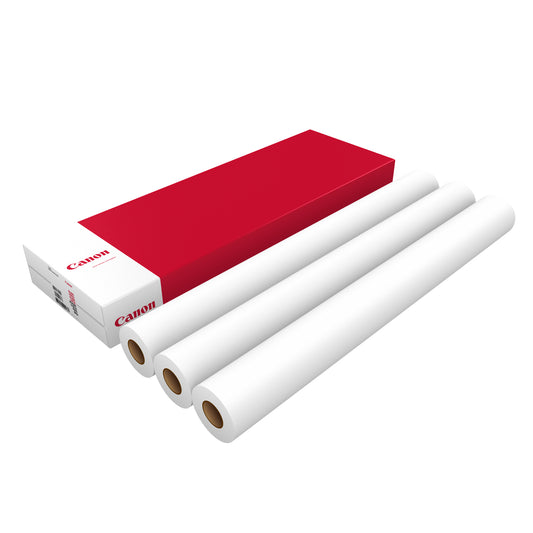 Canon Inkjetpapier 914mm x 50m 75 g/m² standaard op 3 rollen
