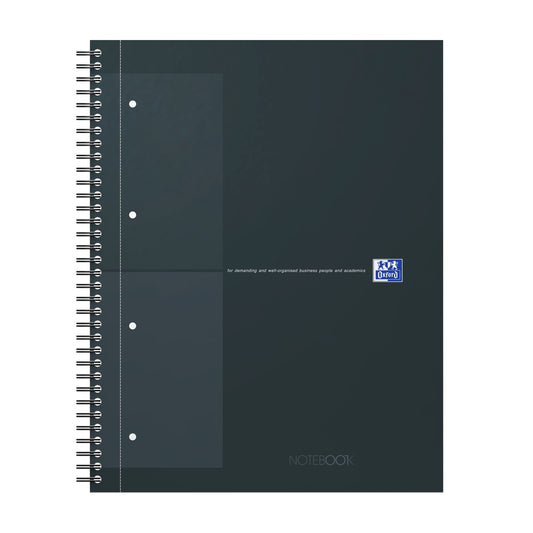 Spiraalblok Oxf International A4+ ruit met 160 pagina's en perforaties