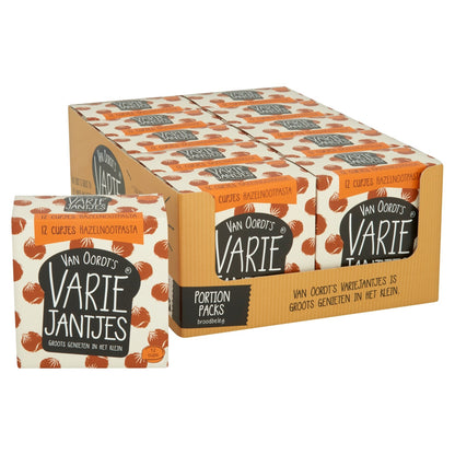 VarieJantjes Hazelnootpasta in Cupjes, 12x15g