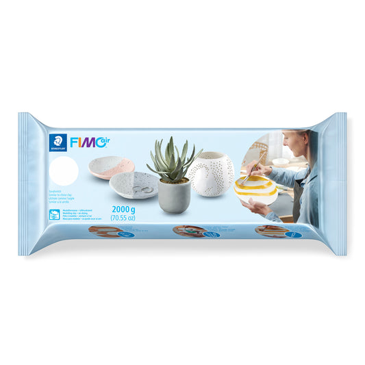 FIMO Air Staedtler Luchtdrogende Boetseerklei 2000 g Wit