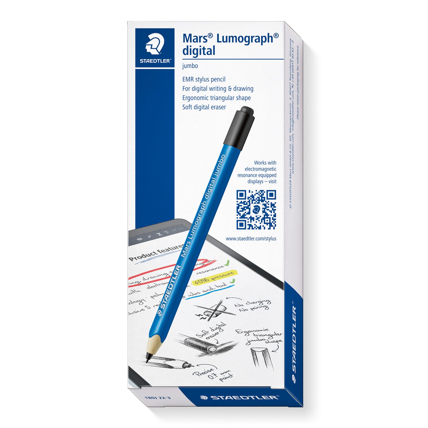 STAEDTLER Lumograph digital jumbo potlood, compatibel met tablets