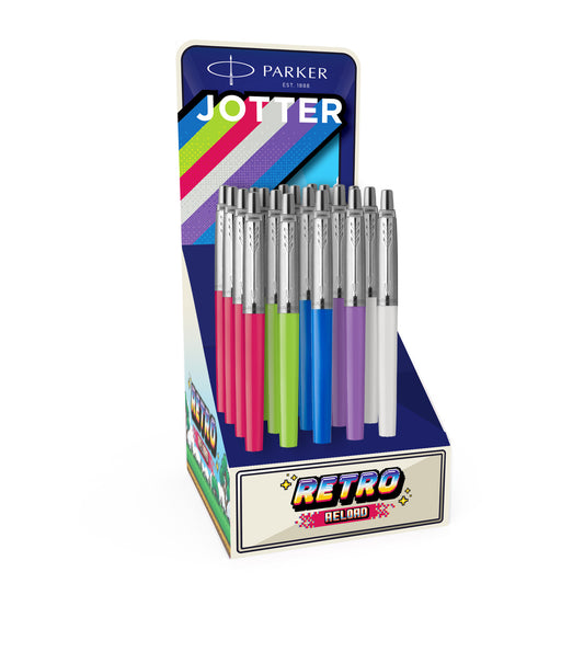 Parker Jotter Original 90 Balpen met Draaimechanisme en Blauw Schrijfkleur