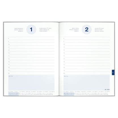 Schoolagenda 2025-2026 Lannoo Horses roze, 1 dag per pagina - 2