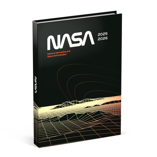 Schoolagenda 2025-2026 Lannoo NASA zwart, 1 dag per pagina
