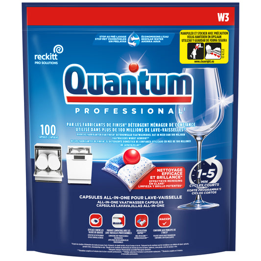 Quantum Pro All-in-One vaatwastabletten 100 stuks