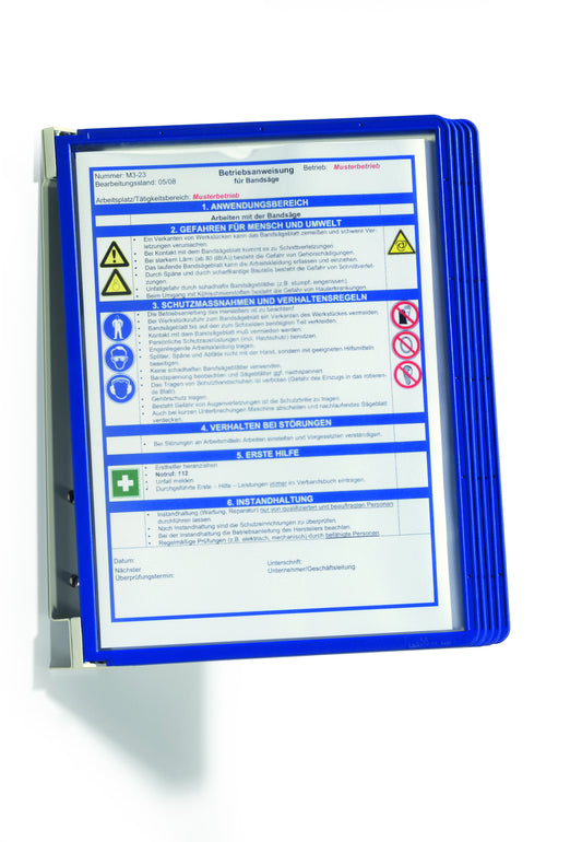 Wandelement Durable Vario Wall 5 Tassen A4