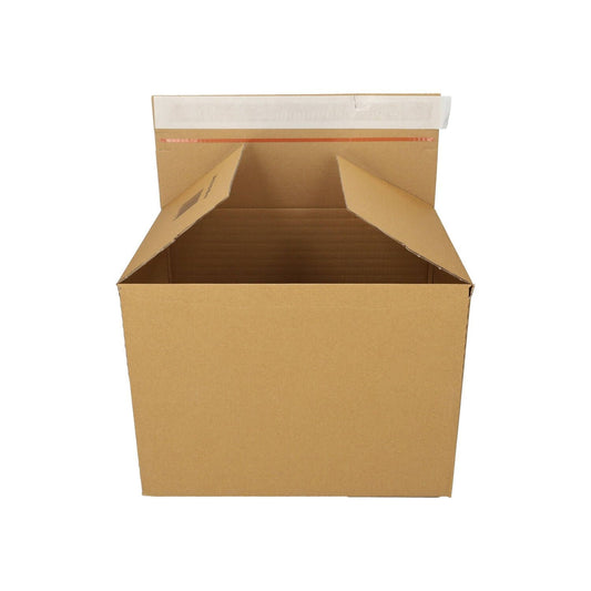 Quickbox IEZZY verzenddoos bruin 304x216x130-220mm