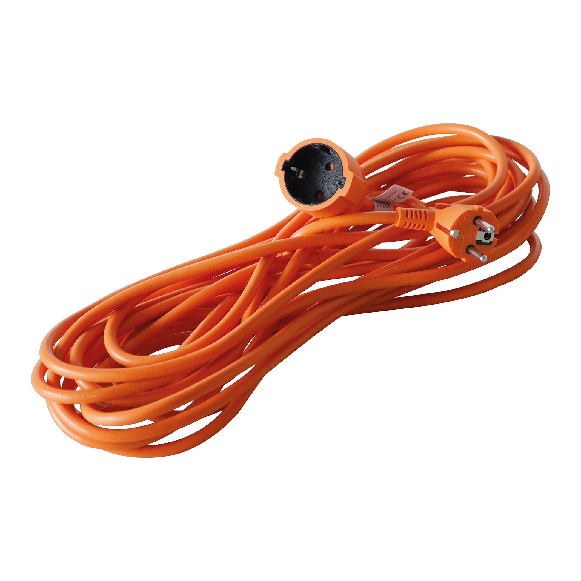 BRASQ 30 meter verlengsnoer, oranje, 16A, 3500W