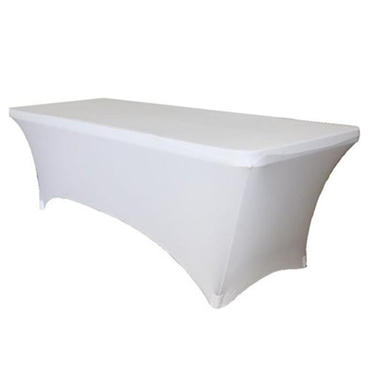 Tafelrok BRASQ Wit 183x76x74cm voor Vouwtafels