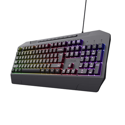 Trust GXT836 Evocx Gaming Toetsenbord met RGB-verlichting en Geluidsreductie - 2