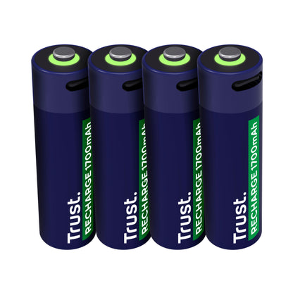 USB-C Oplaadbare AA-batterijen (4 stuks) - 2