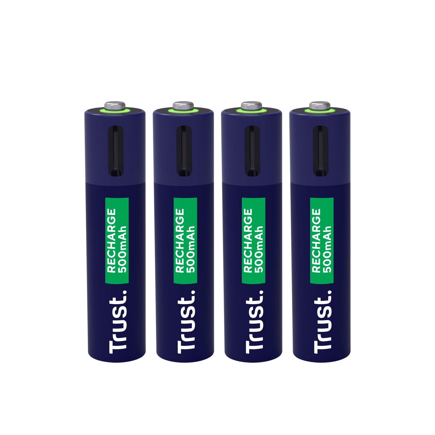 Trust USB-C Oplaadbare AAA Batterijen 4 stuks